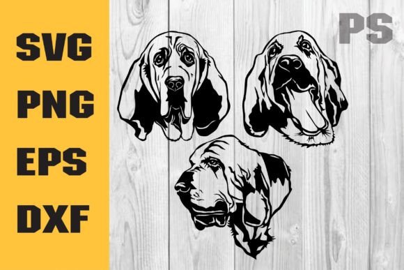 Bloodhound Svg for Embroidery