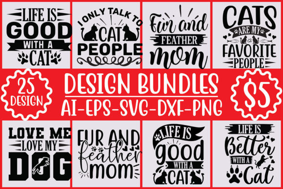 Cat and Dog Svg Bundle