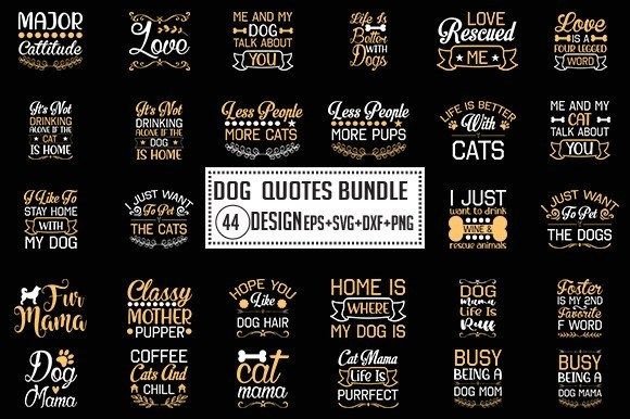 DOG SVG Bundle 44 DESIGN