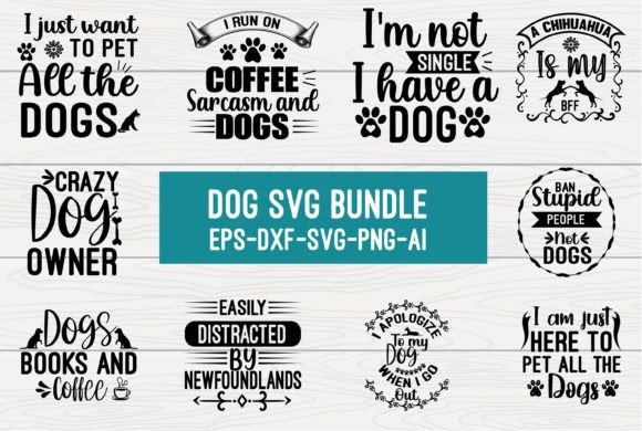 Dog SVG BUNDLE T-shirt Design