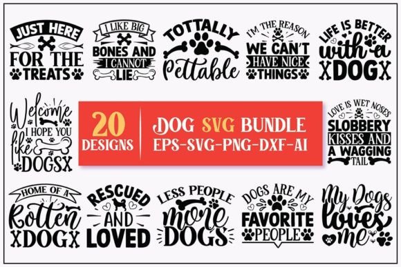 DOG SVG Designs Bundle