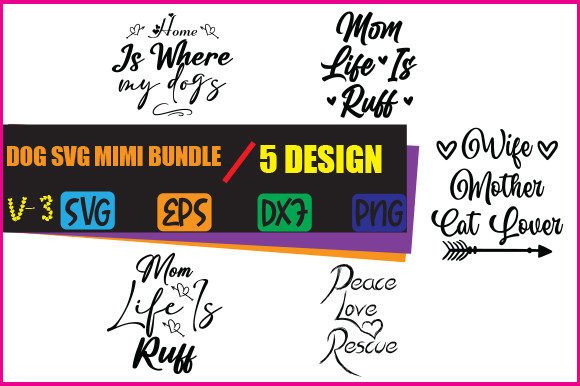 Dog Svg Mini Bundle V-3