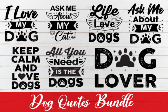 Dog SVG Quotes Bundle