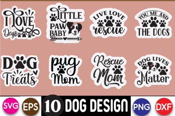 Dog T-Shirt Bundle, Dog SVG Design