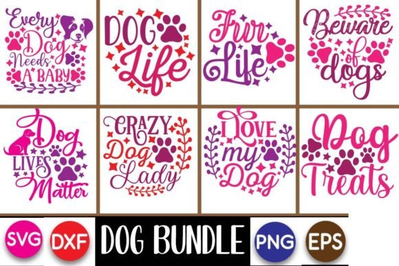Dog T Shirt Bundle, Dog Svg Design
