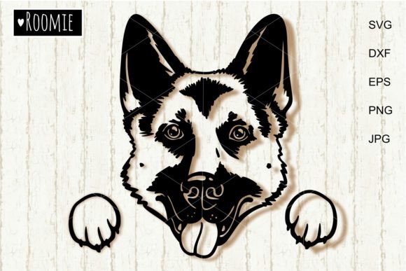 German Shepherd Dog SVG, Shirt Design
