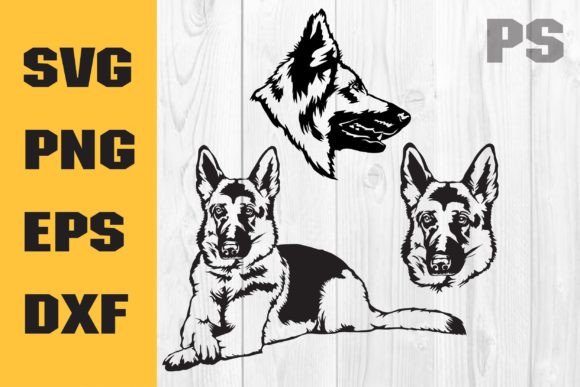 German Shepherd SVG for Cricut