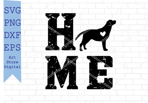 Labrador Retriever Home 1 Svg for Real Projects