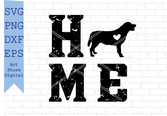 Labrador Retriever Home 2 Svg for Real Projects