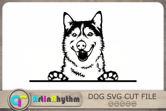 Siberian Husky Svg for Embroidery